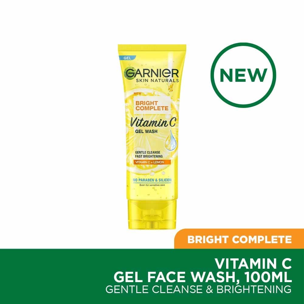 garnier vitamin c gel face wash