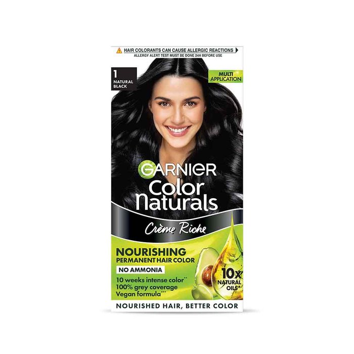 Garnier Color Naturals Shade 1 Natural Black Hair Color | Garnier India